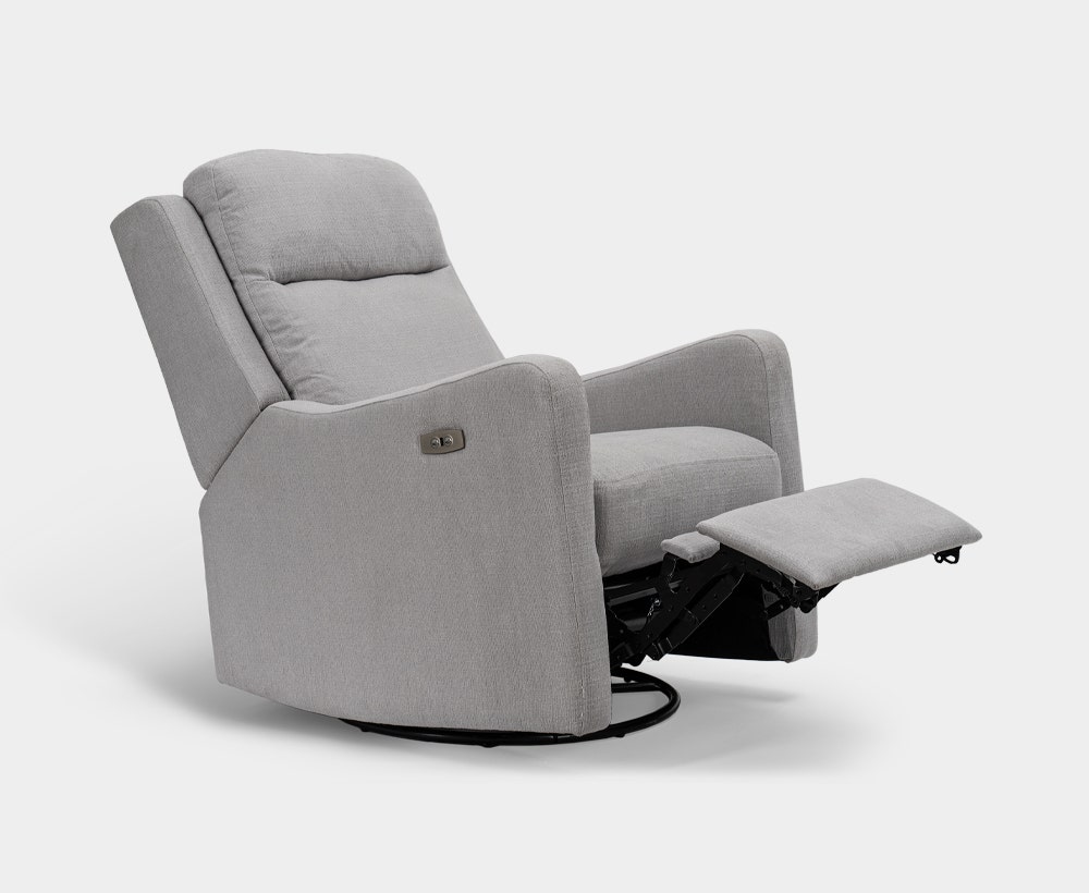 Light top grey recliner